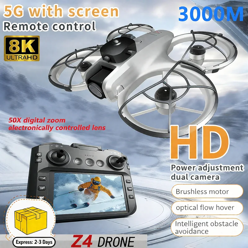 Drone Rc Plegable - New MINI Z4 Drone 4K Professional