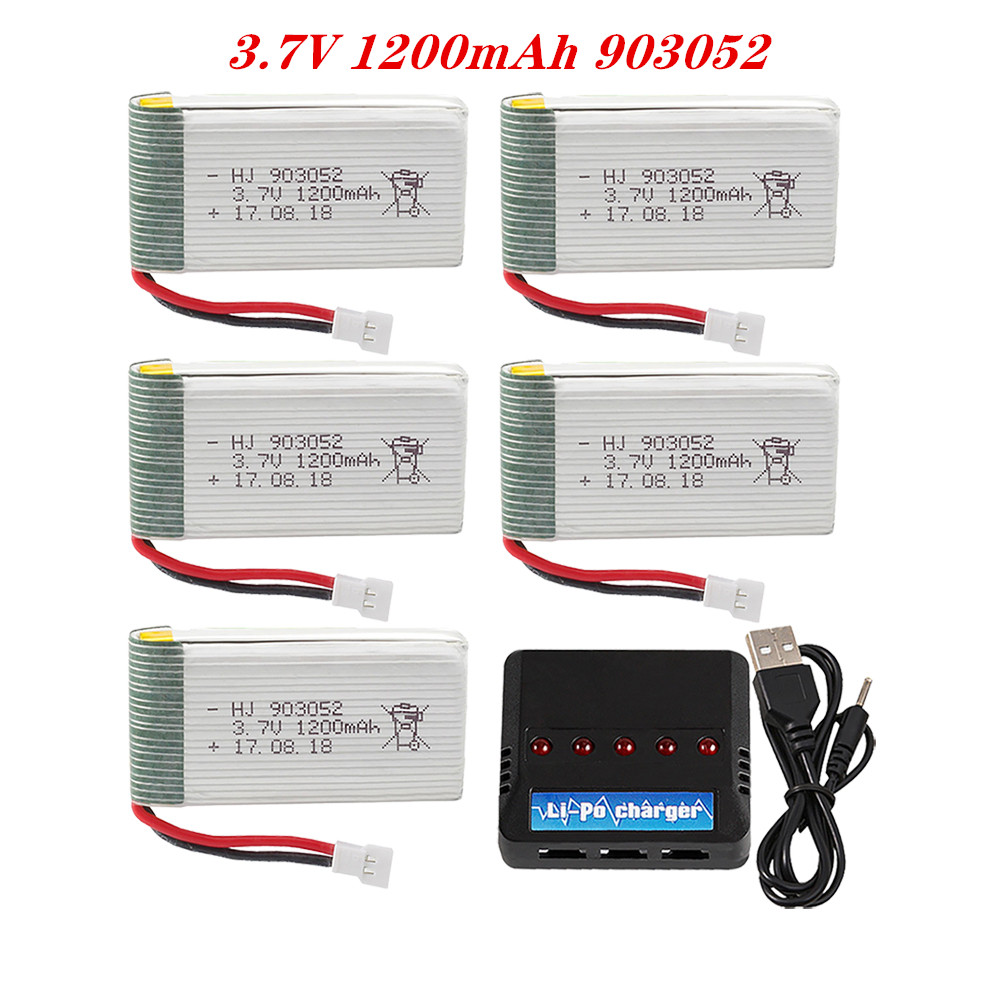 Drone Lipo Battery - 3.7V 1200mah 903052 Lipo Battery Charger