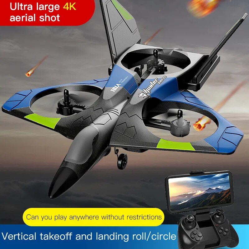 Drone Rc With Camera - V27 Foam Glider Plane Remote Control