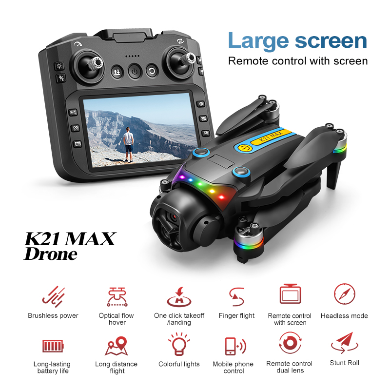Drone Rc Plegable - Outdoor Aerial Drone Electric Dual Camera