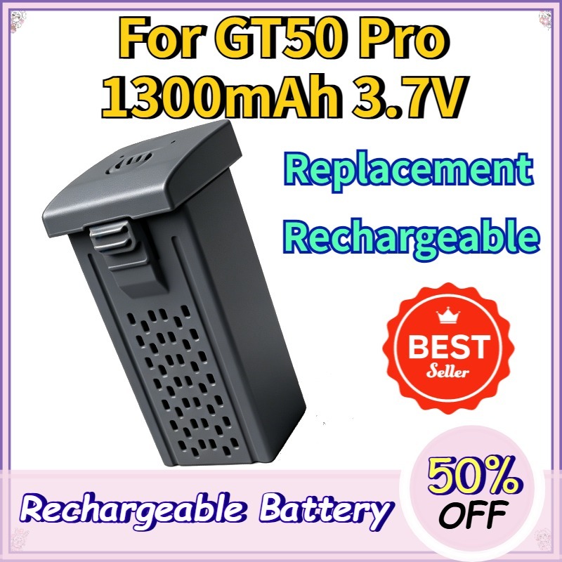 Drone Rc Gt50 - 1300mAh 3.7V Lipo Battery Replacement For