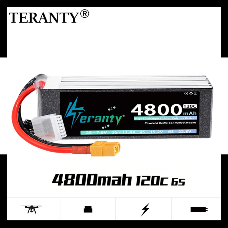 Drone Lipo Battery - TERANTY 6S 4800mAh Lipo Battery 22.8V