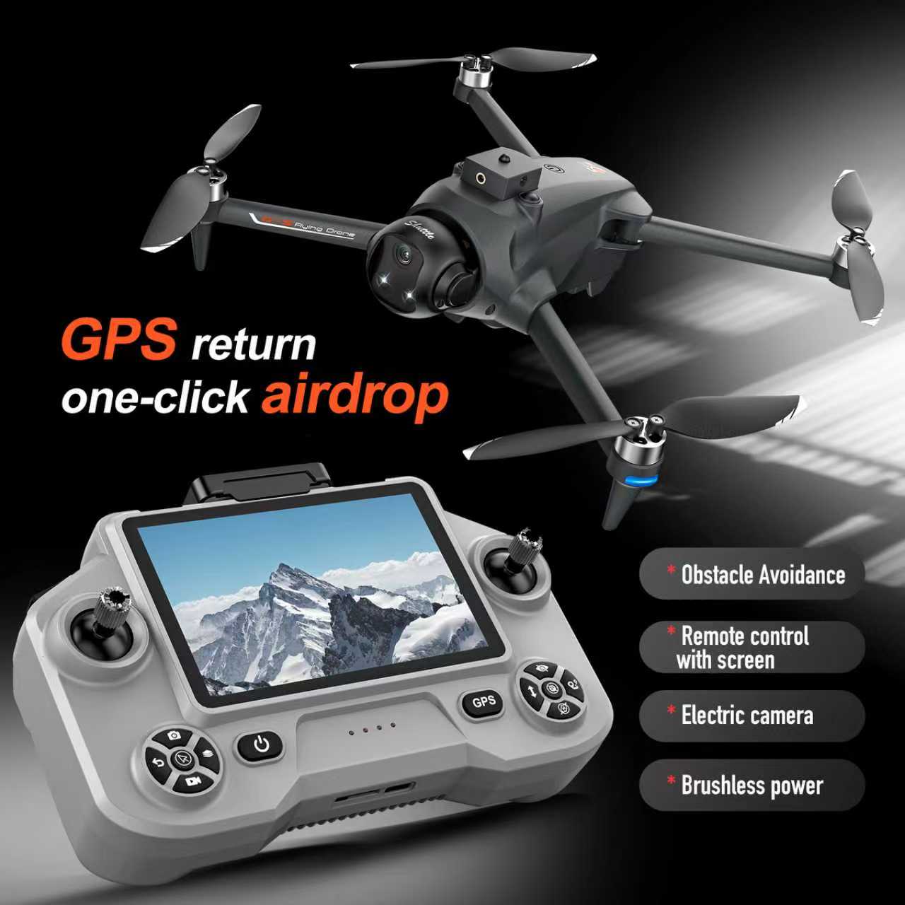 Drone Rc Plegable - YL059 FPV GPS Quadcopter Drone 8K