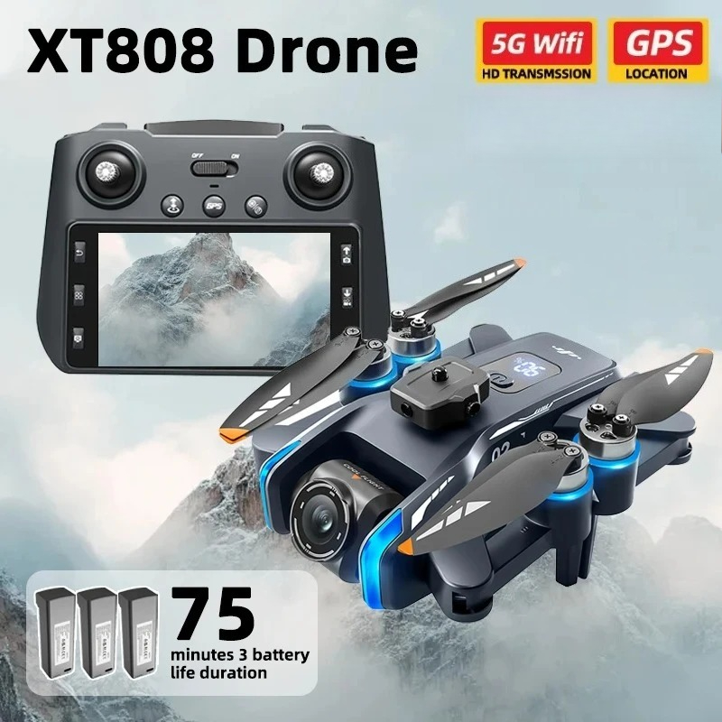 Drone Rc Plegable - Original XT808 Pro MAX Drone 4K