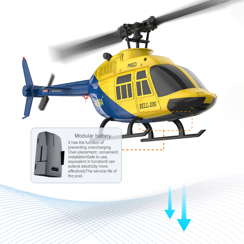 A60 RC Helicopter 2.4G 6-Aixs  - Drone Rc Bolide 评论和价格