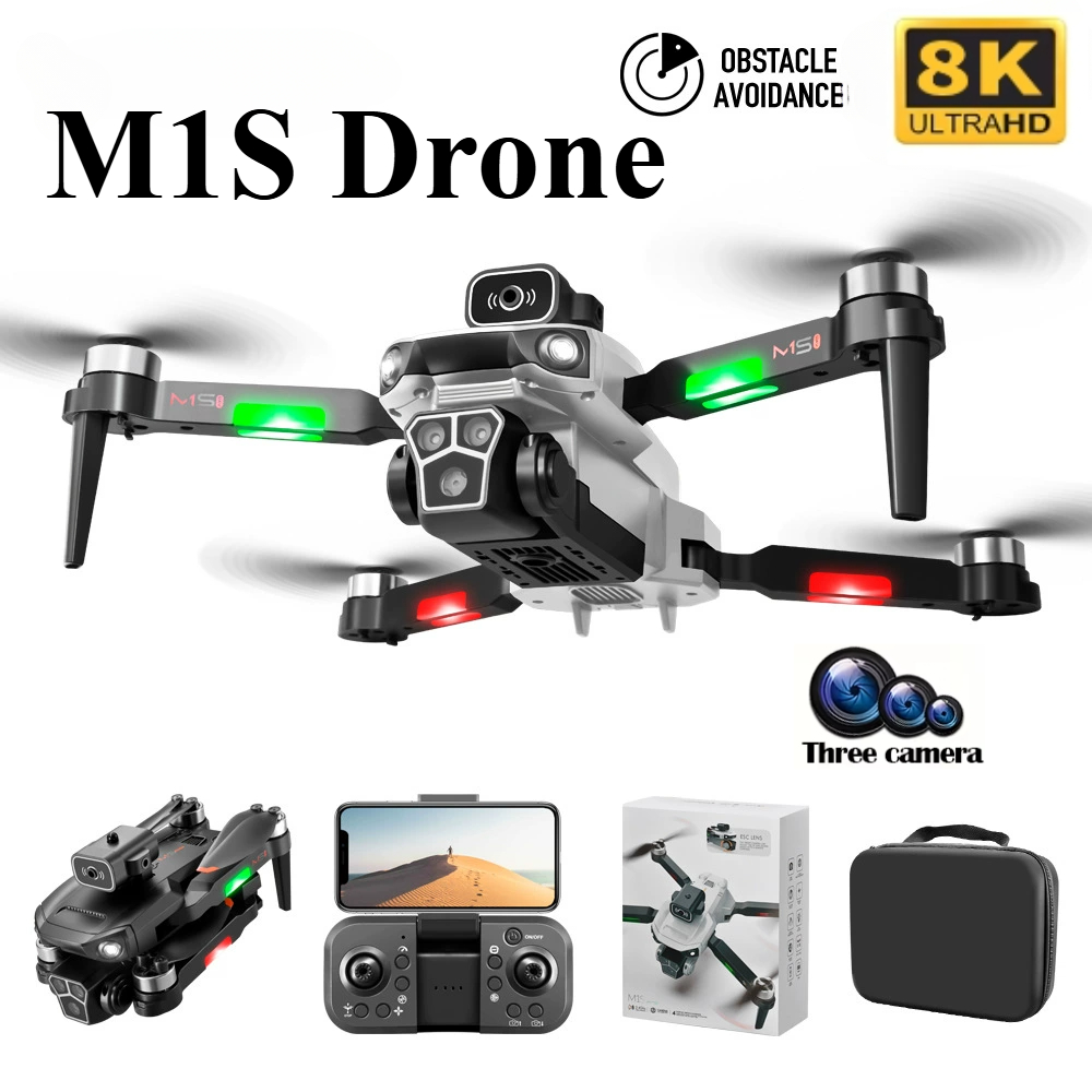 M1S Drone 8K Professional Trip - Drone Rc Plegable 评论和价格