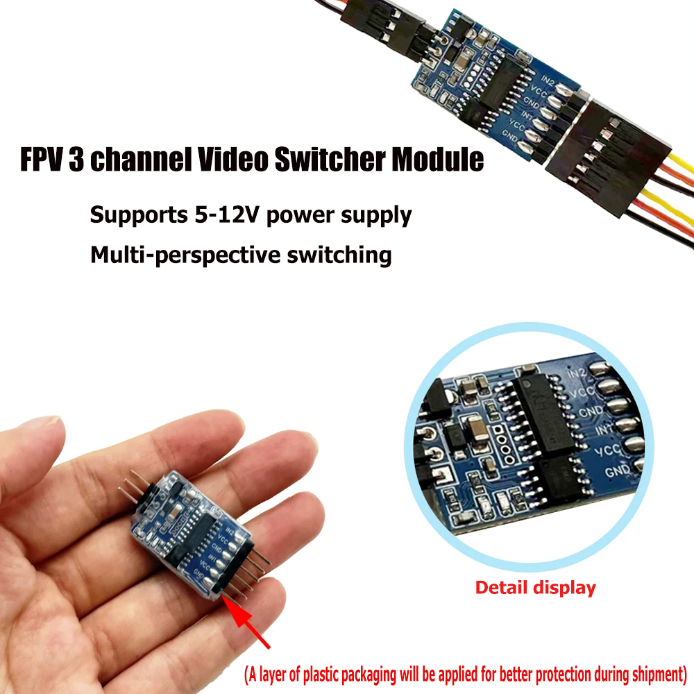 5.8G 3 Channel Video Switcher  - Drone Rc With Camera 评论和价格