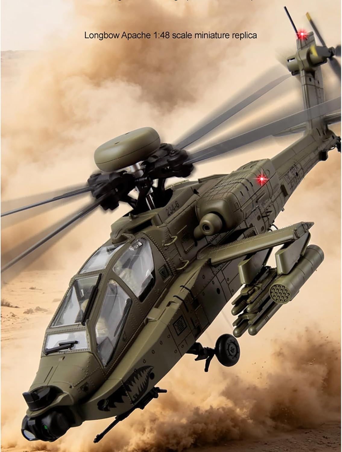 310MM 6CH C170 AH-64D Remote C - Drone Rc Bolide 评论和价格