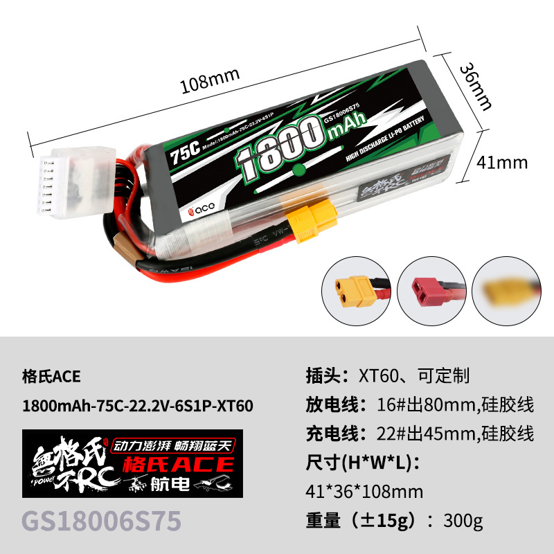 2Pcs Gens ACE 22.2V Lipo Batte - Drone Lipo Battery 评论和价格