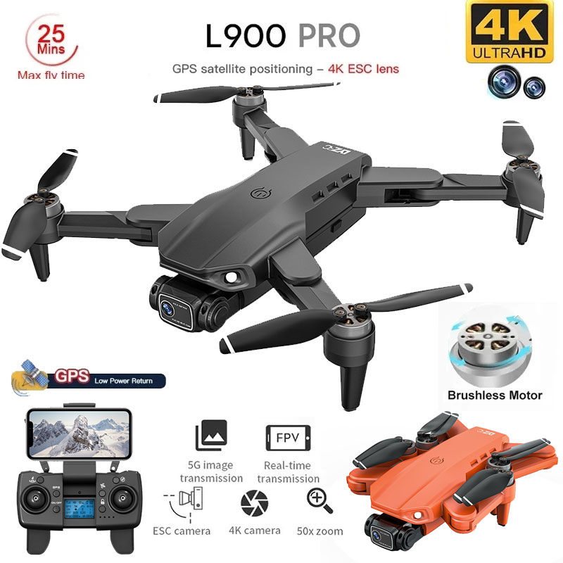 L900 Pro GPS Drone 4K Professi - Drone Rc Plegable 评论和价格