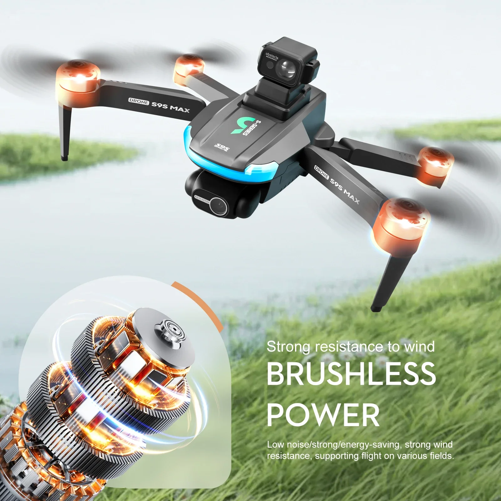NEW S9S MAX MINI Drone 4K 2-Ax - Drone Rc Plegable 评论和价格