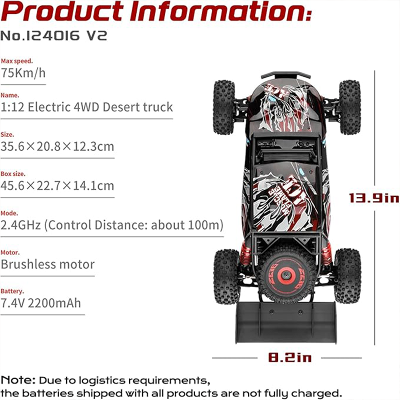 WLtoys 124016(V2) Fast RC Car, - Drone Bike Rc 评论和价格