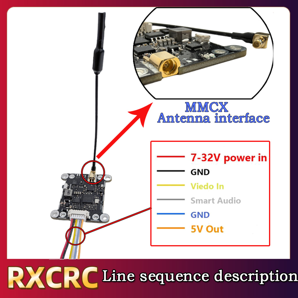 RXCRC 5.8G Module 48CH 1.6W VT - Drone Rc With Camera 评论和价格