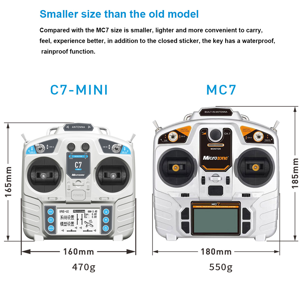 MicroZone MC7 Controller C7 MI - Drone Helicopter Rc 评论和价格