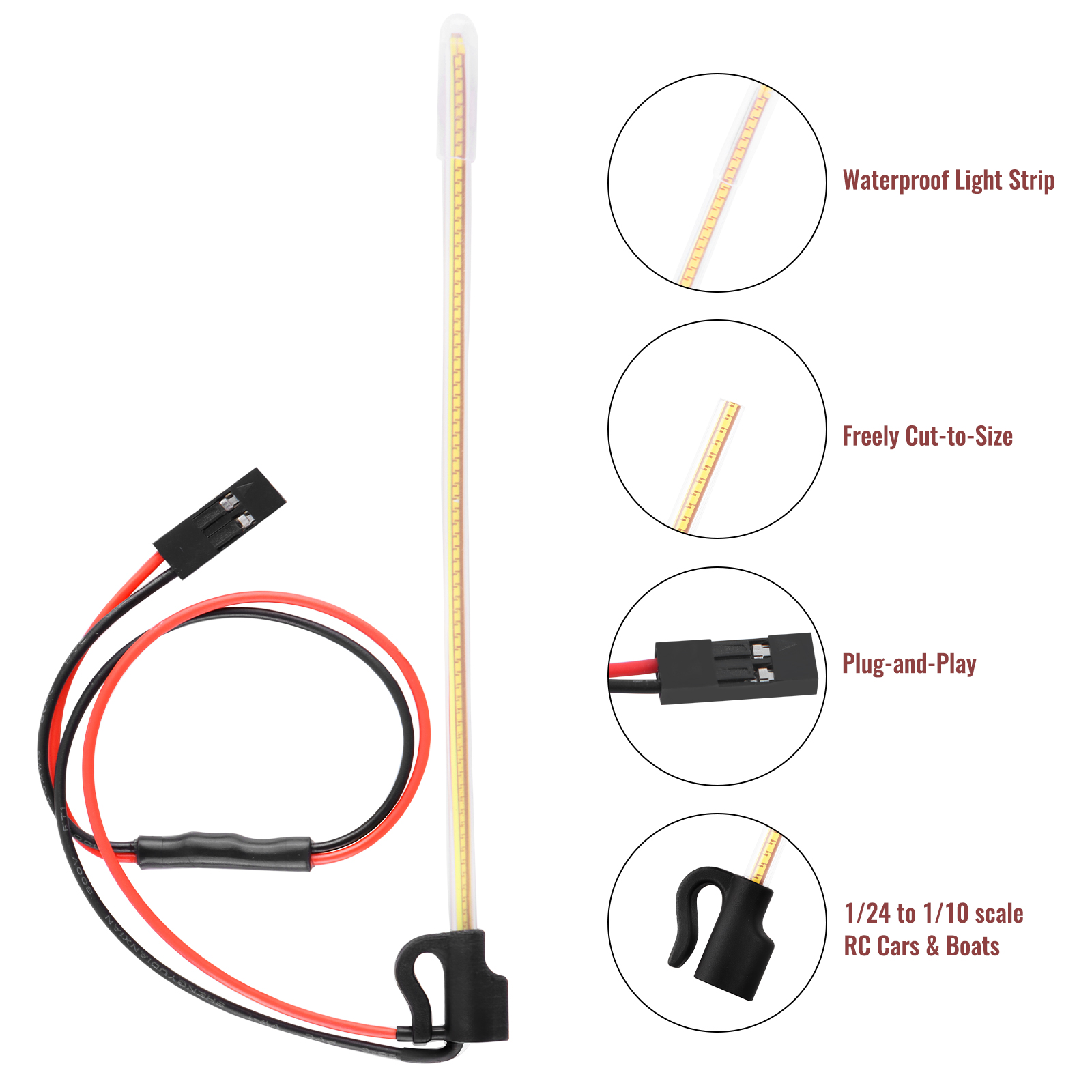 ModRax 2PCS LED RC Antenna Lig - Drone Rc Bolide 评论和价格