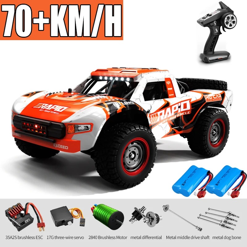 JJRC Q130 1:16 70KM/H 4WD RC C - Drone Bike Rc 评论和价格