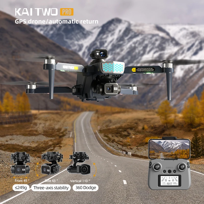 KAI TWO Pro Drone Drone 4K HD  - Drone Two Rc Way 评论和价格