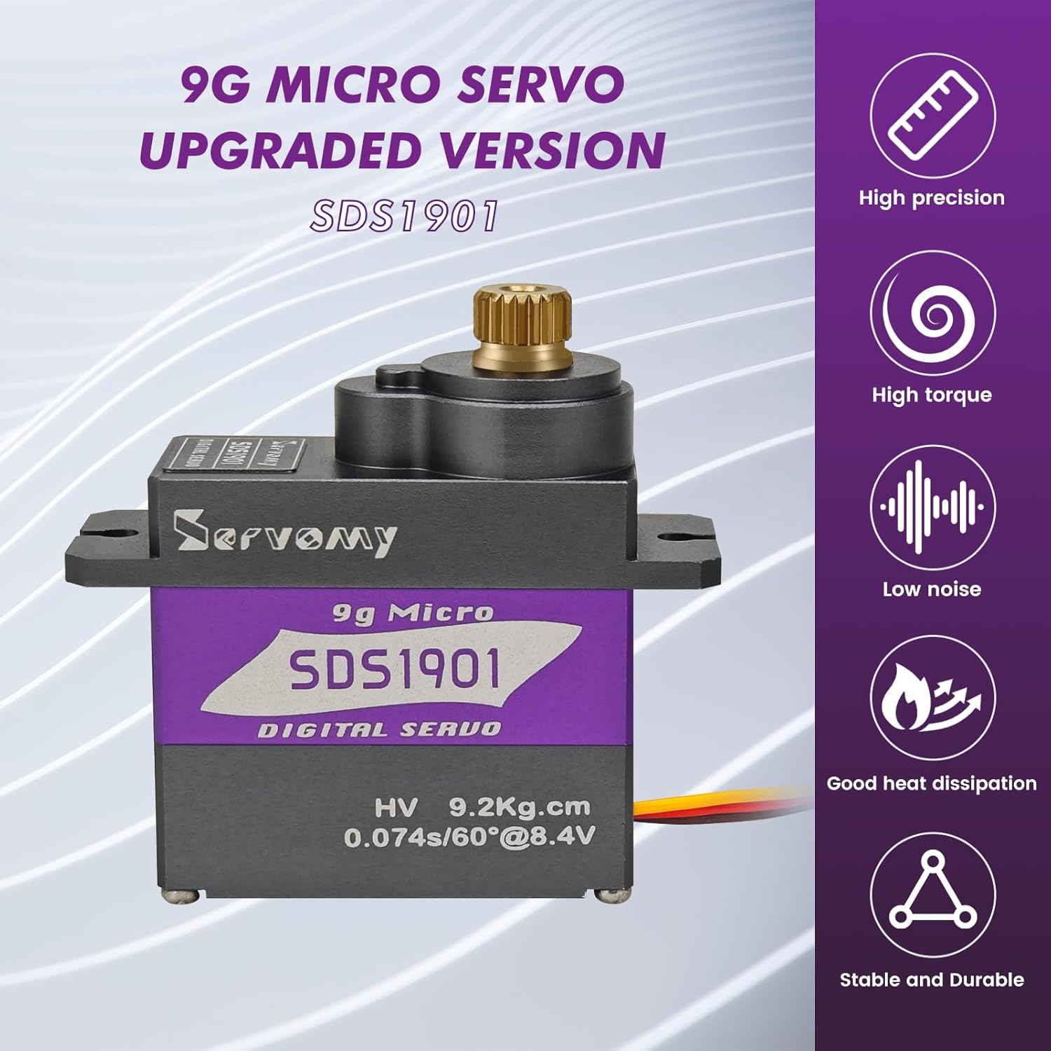 SERVOMY-SDS1901 Digital 9G Mic - Rc Car Servo 评论和价格