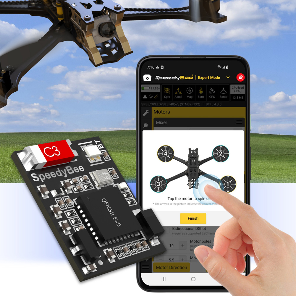 SpeedyBee BT Nano 3 Bluetooth  - Betaflight Flight Controller 评论和价格