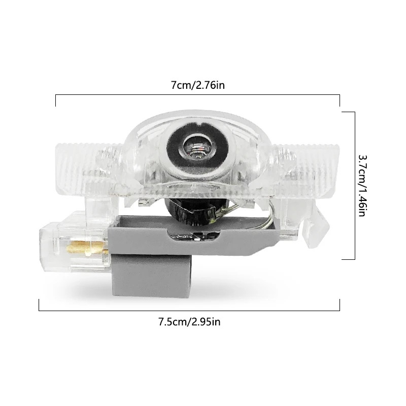 2Pcs LED Projector Lamp Car Do - Drone Rc Bolide 评论和价格