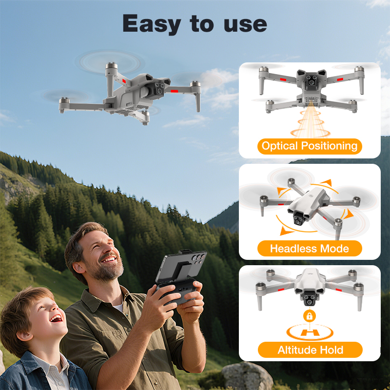 NEW Hot L017 Pro Drone Brushle - Drone Rc Plegable 评论和价格