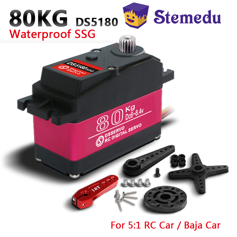 Dsservo Waterproof DS5180 80KG - Rc Car Servo 评论和价格